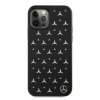 Mercedes MEHCP12MESPBK iPhone 12/12 Pro6,1 czarny/black hardcase Silver Stars Pattern